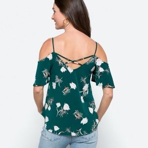 Back detail cold shoulder too, NWOT, never been worn. Very flattering top